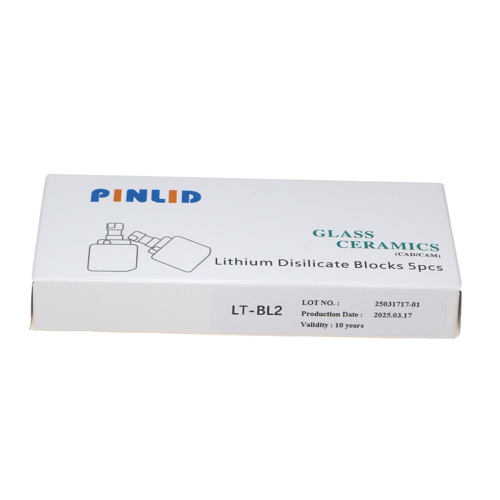 Lithium Disilicate C14 Glass Ceramic Block Dental Lab Crown Material for CAD CAM