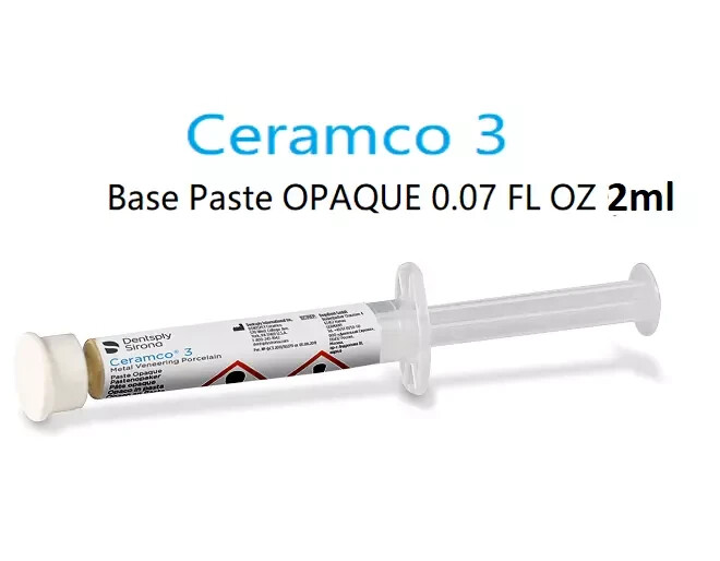 Dentsply Ceramco 3 Base Paste Opaque 2ml Syringe ( 0.07 FL oz. ) DENTAL LAB USE