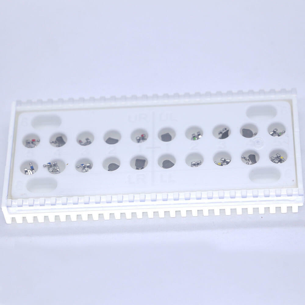 10 kits dental orthodontic bracket standard roth 0.022″ 345 hooks sandblasted