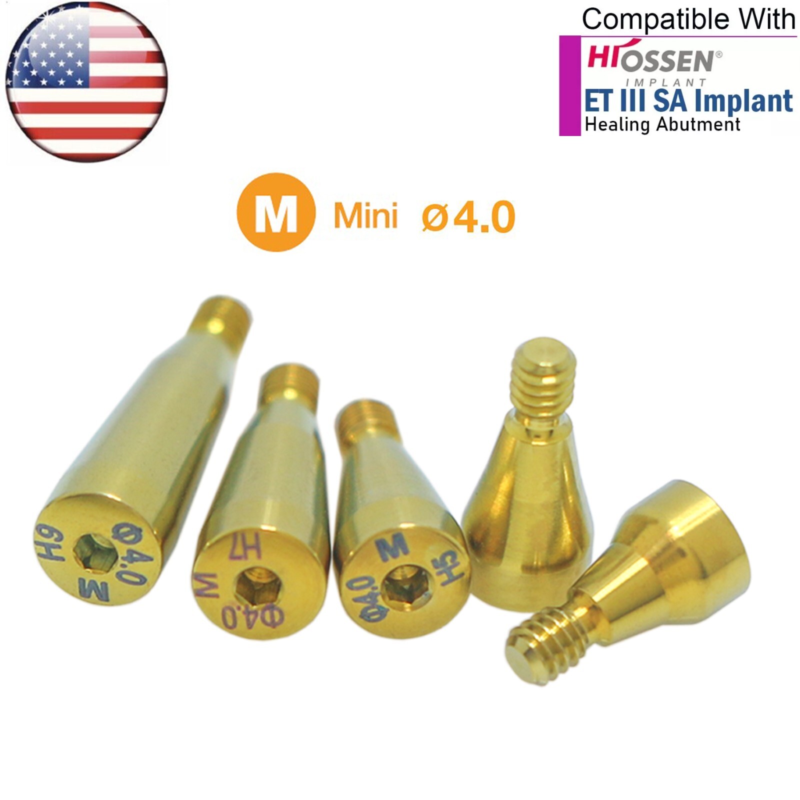 US OSS Dental Mini/Regular Healing Abutment Cap Platform fits Osstem Hiossen