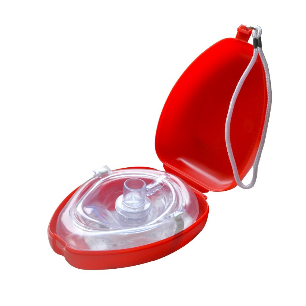 12 pcs Elysaid Emergency CPR First AID shield one-way valve breathing mask CPR