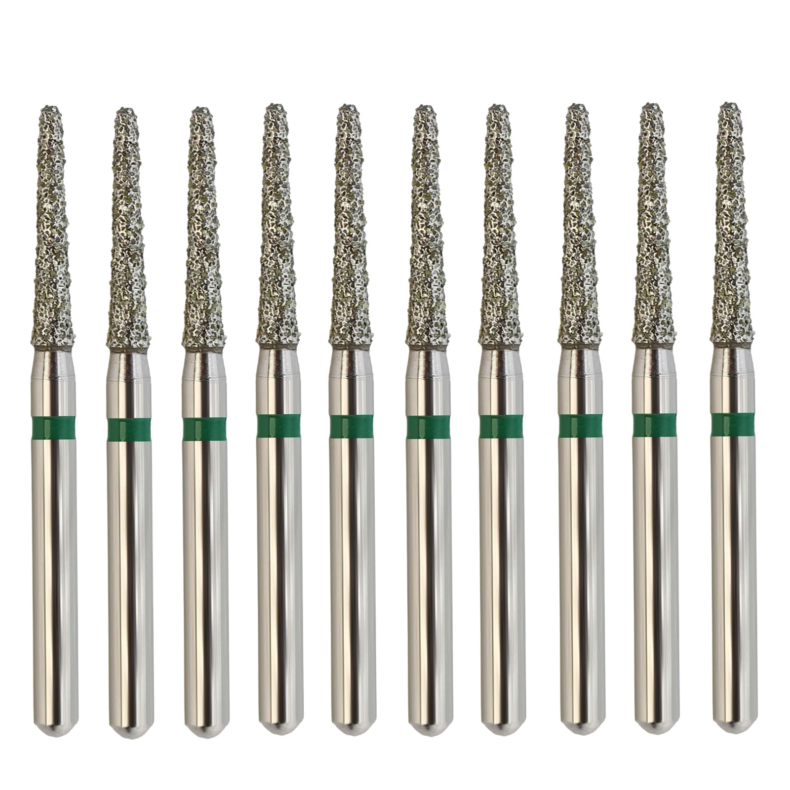 Dental Round End Taper Burs Diamond FG 856/014C Coarse High Speed 10/50/100Pcs