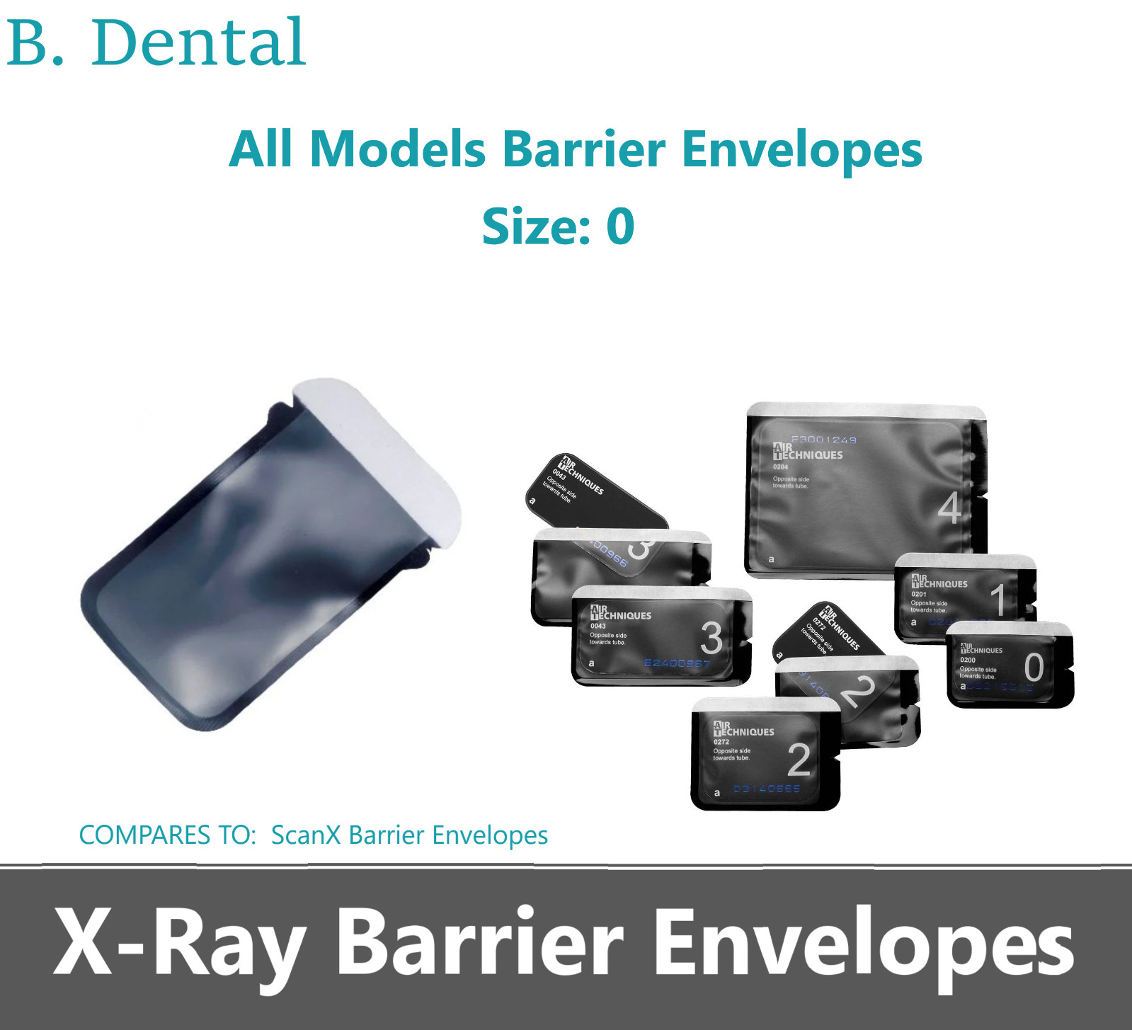100 -1000 pcs X-Ray PSP Barrier Envelopes Phosphor Storage Plates Size: 0 ScanX