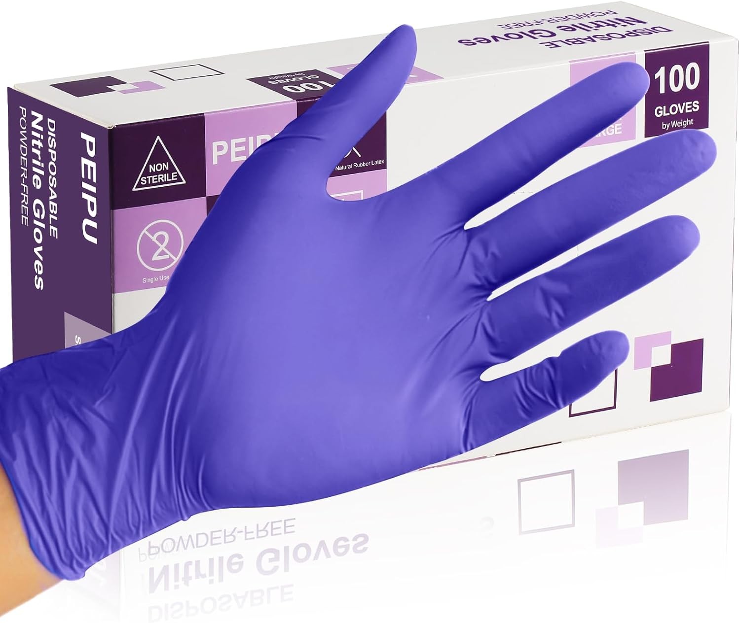 PElPU Nitrile Gloves, Disposable cleaning, Powder Free, Latex Free, Non-Sterile