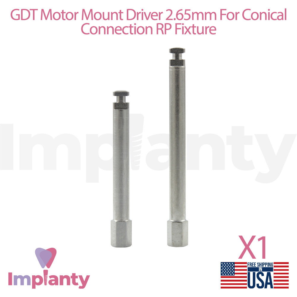 1x GDT Motor Mount Driver 2.65mm For Conical Connection Regular Platform (RP)