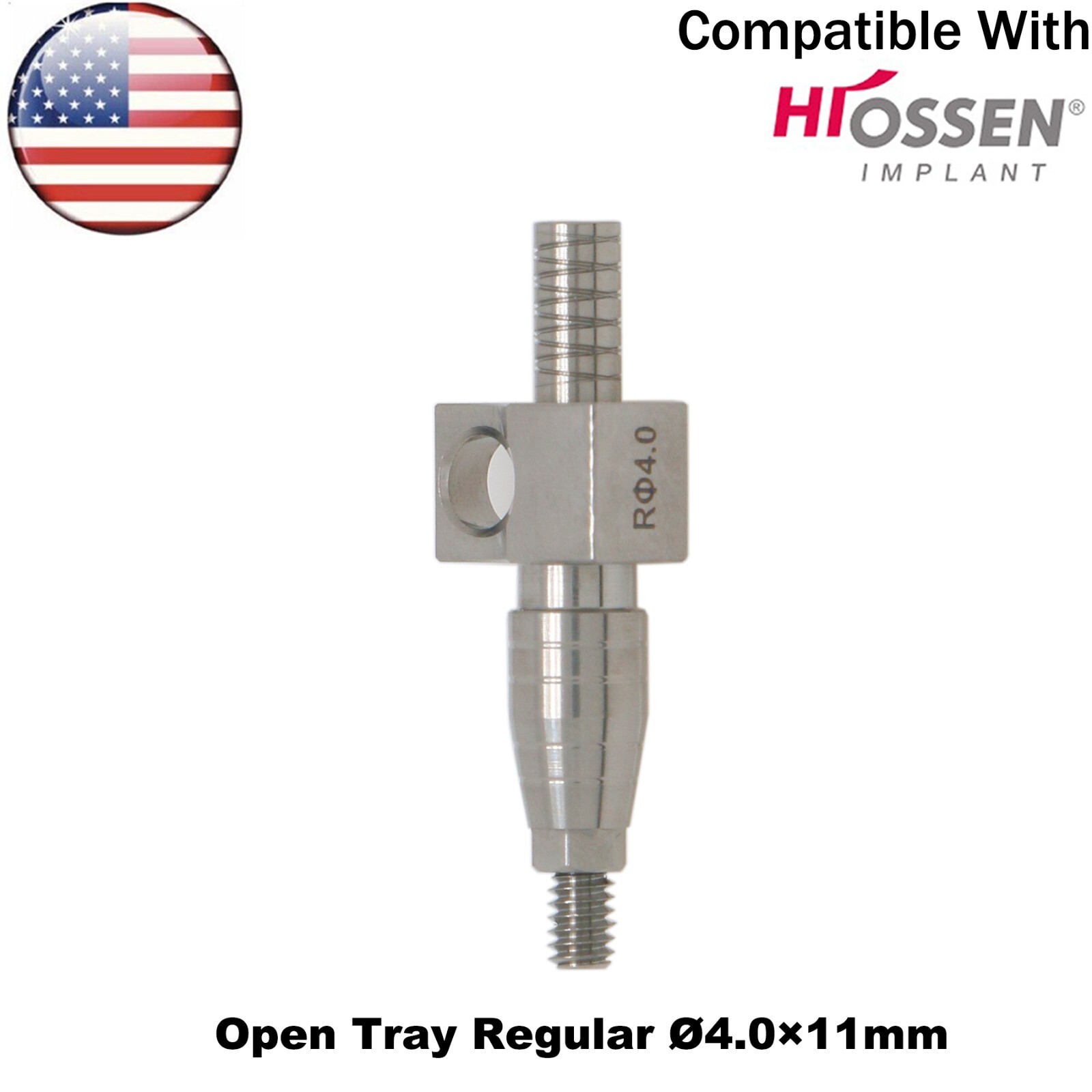 US Fits Hiossen Osstem Dental Impression Transfer Coping Open Tray Mini/Regular