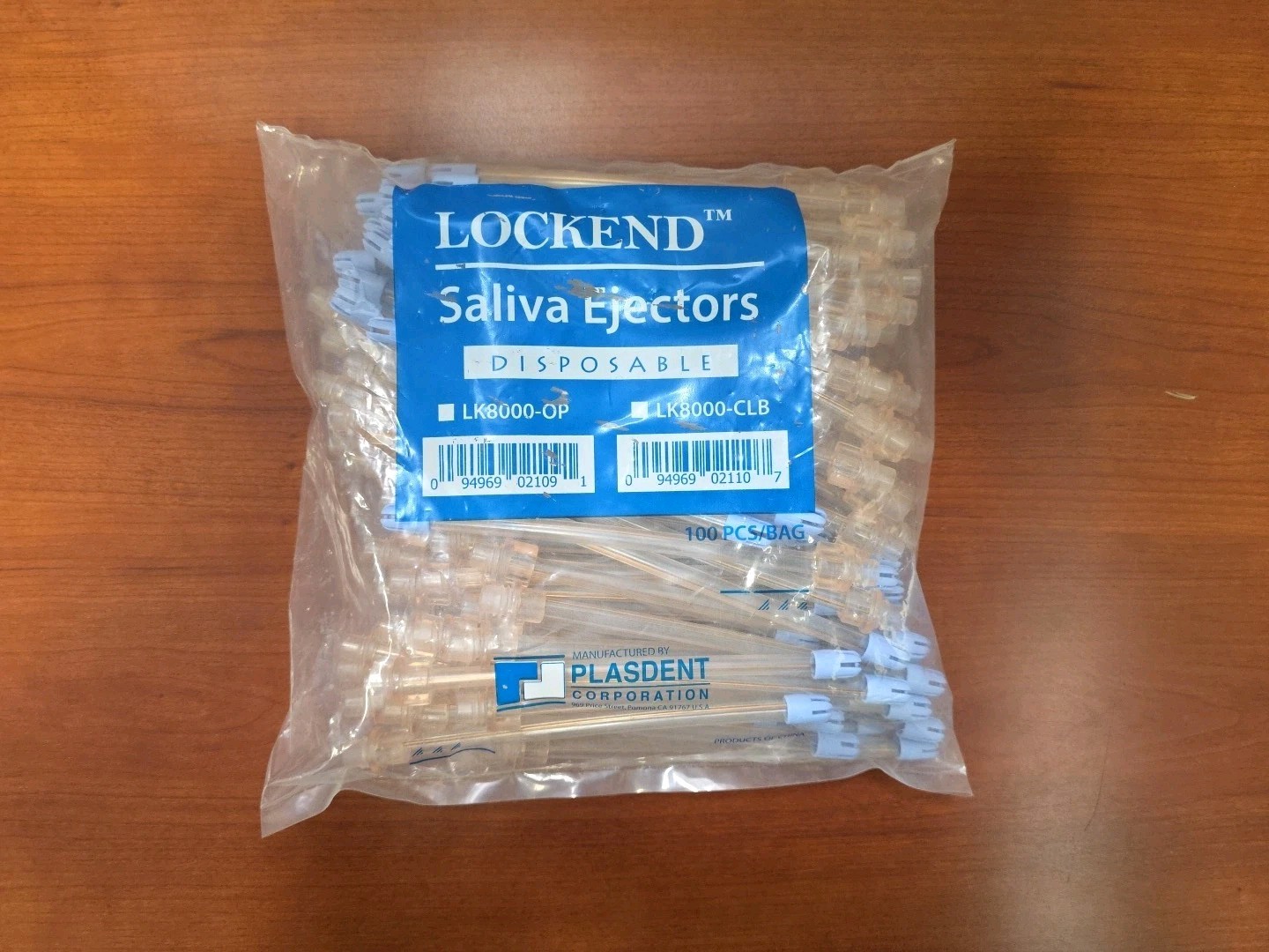 Plasdent Lockend Saliva Ejectors LK800-CLB