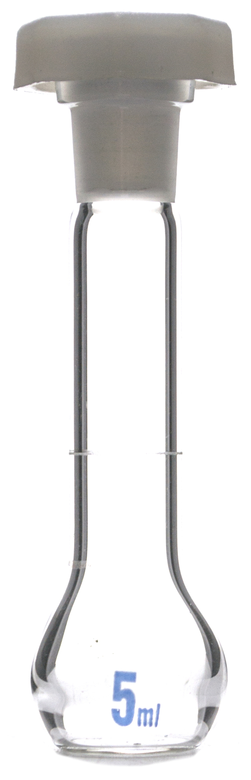 Volumetric Flask, 5ml – Class A, 10/19 Stopper, Borosilicate Glass – Eisco Labs