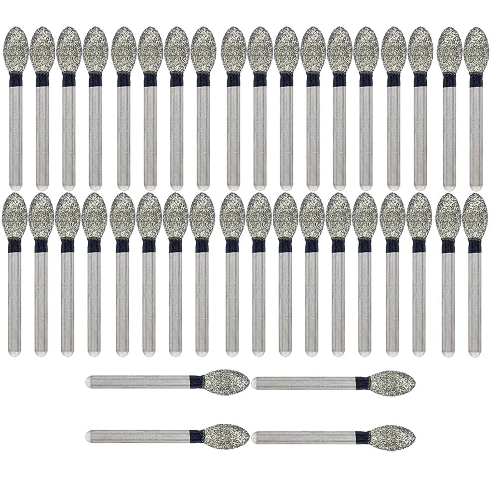 10/20/40Pc Dental Diamond Bur FG Egg Football 379/023SC Super Coarse High Speed