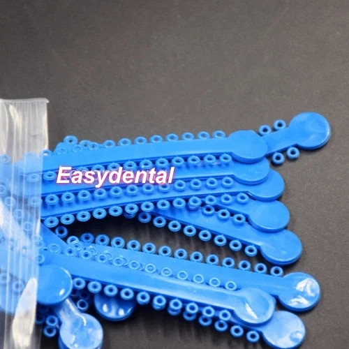 45 Color Dental Elastic Ligature Ties Rubber Power Bands for Orthodontic Braces