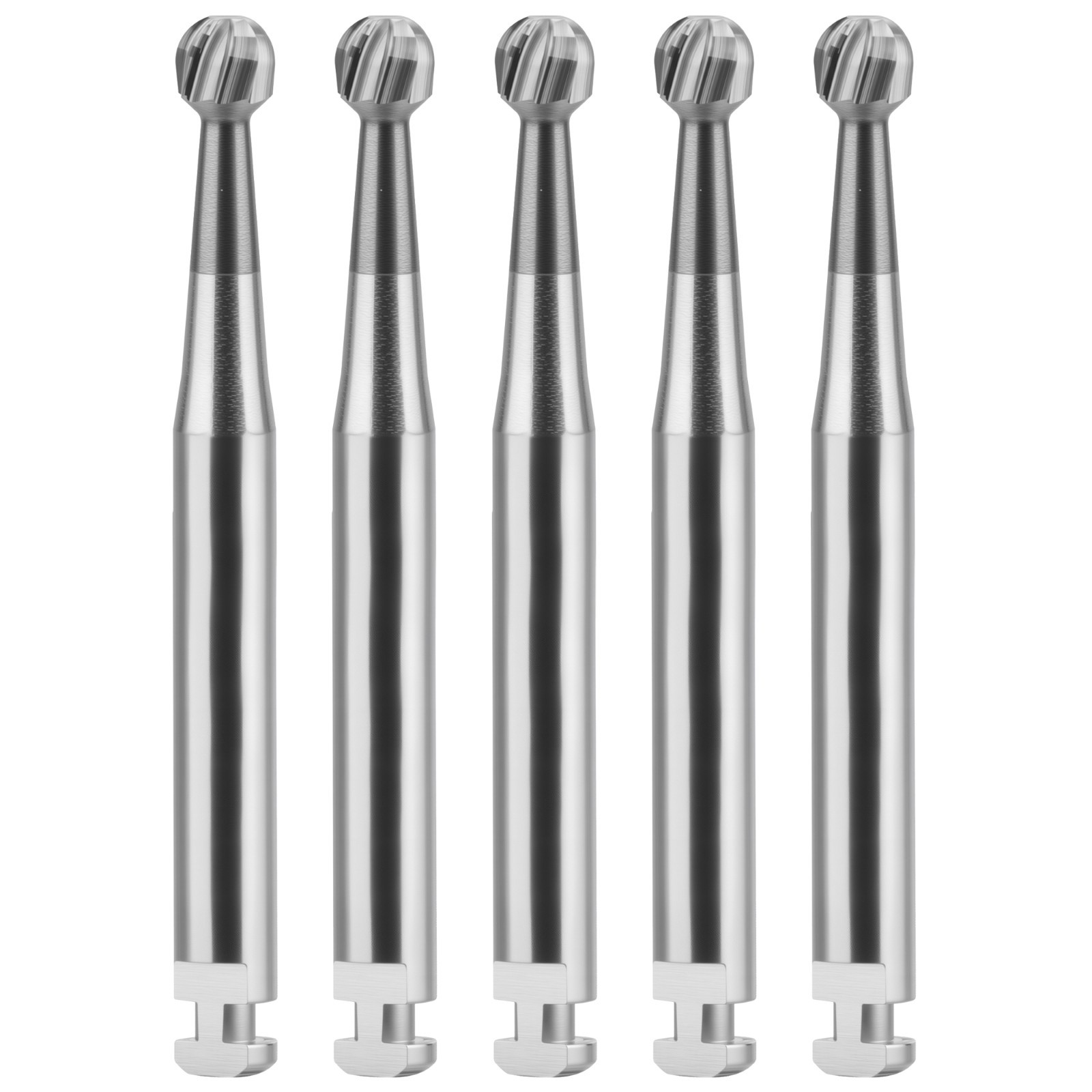 Wave Dental Carbides RAOS Burs Latch & Surgical Round Ball Straight Fissure 557