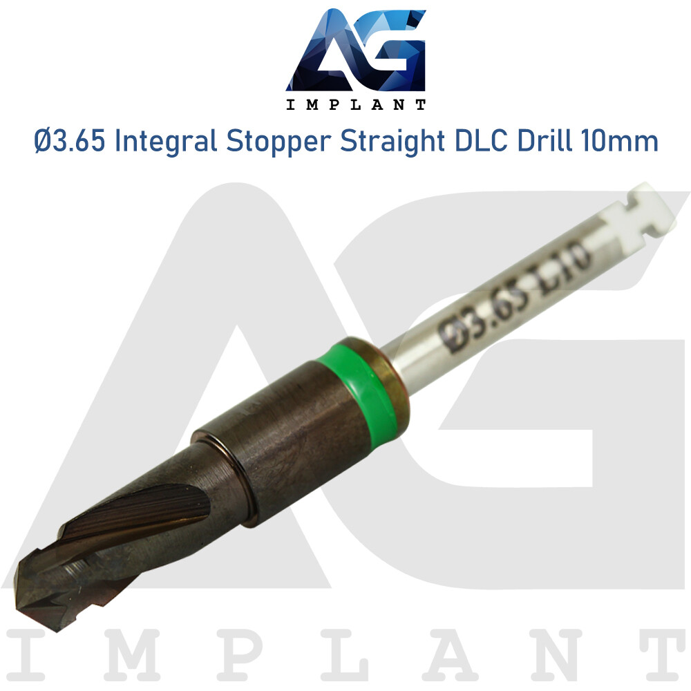 Ø3.65 Integral Stopper DLC Drill External Irrigation Step And Stop Tool Carbon