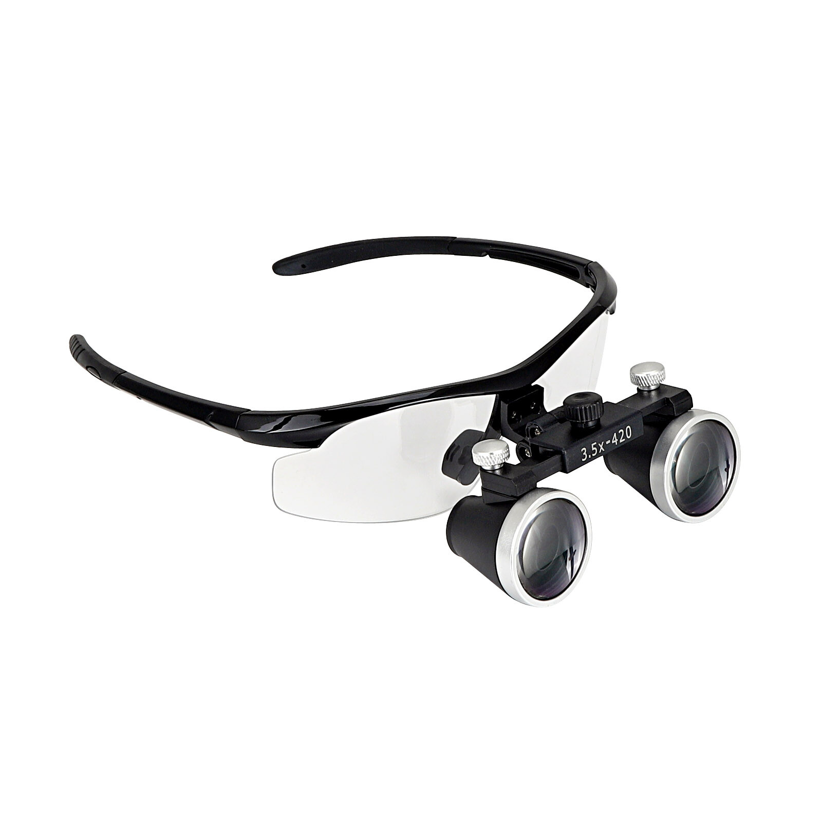 1 Set Dental Surgical Magnifier Binocular Loupes 3.5X-R with LED Head Light Lamp