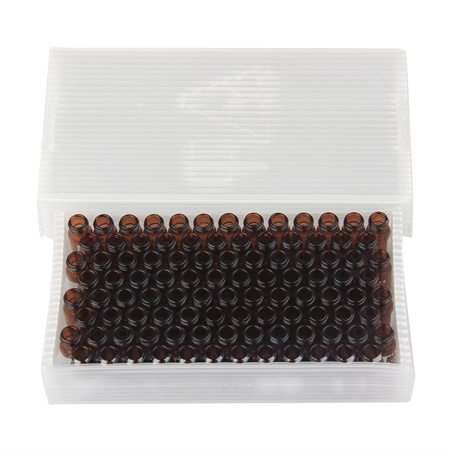 Simpure 2000x 2ml Clear/Amber Autosampler Vials & Screw Caps +250uL Vials Insert