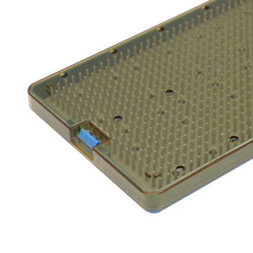 PPSU sterilization tray case sterilising w/ silicone mat surgical instrument