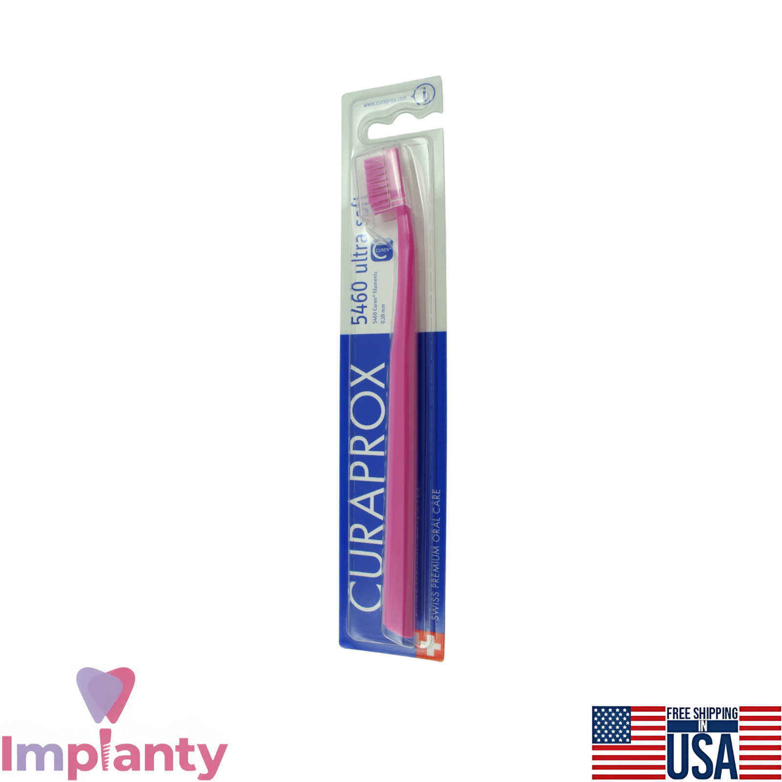 Curaprox Ultra Soft Dental Toothbrush CS 5460 Plaque Removal Gentle Cleaning
