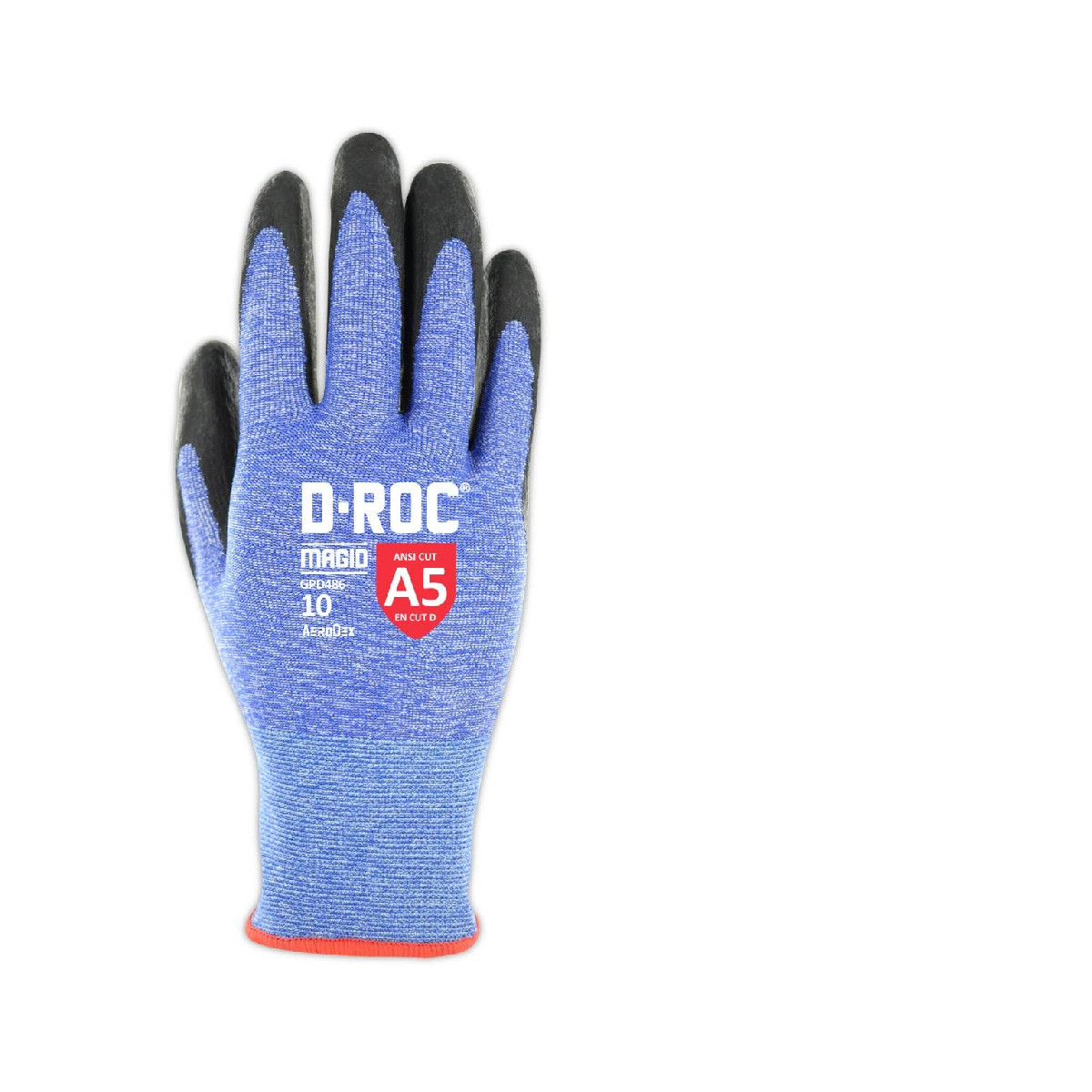 Magid Ansi A5 D-Roc Aerodex 18-Gauge Work Gloves 12 Pairs Foam Nitrile Coated