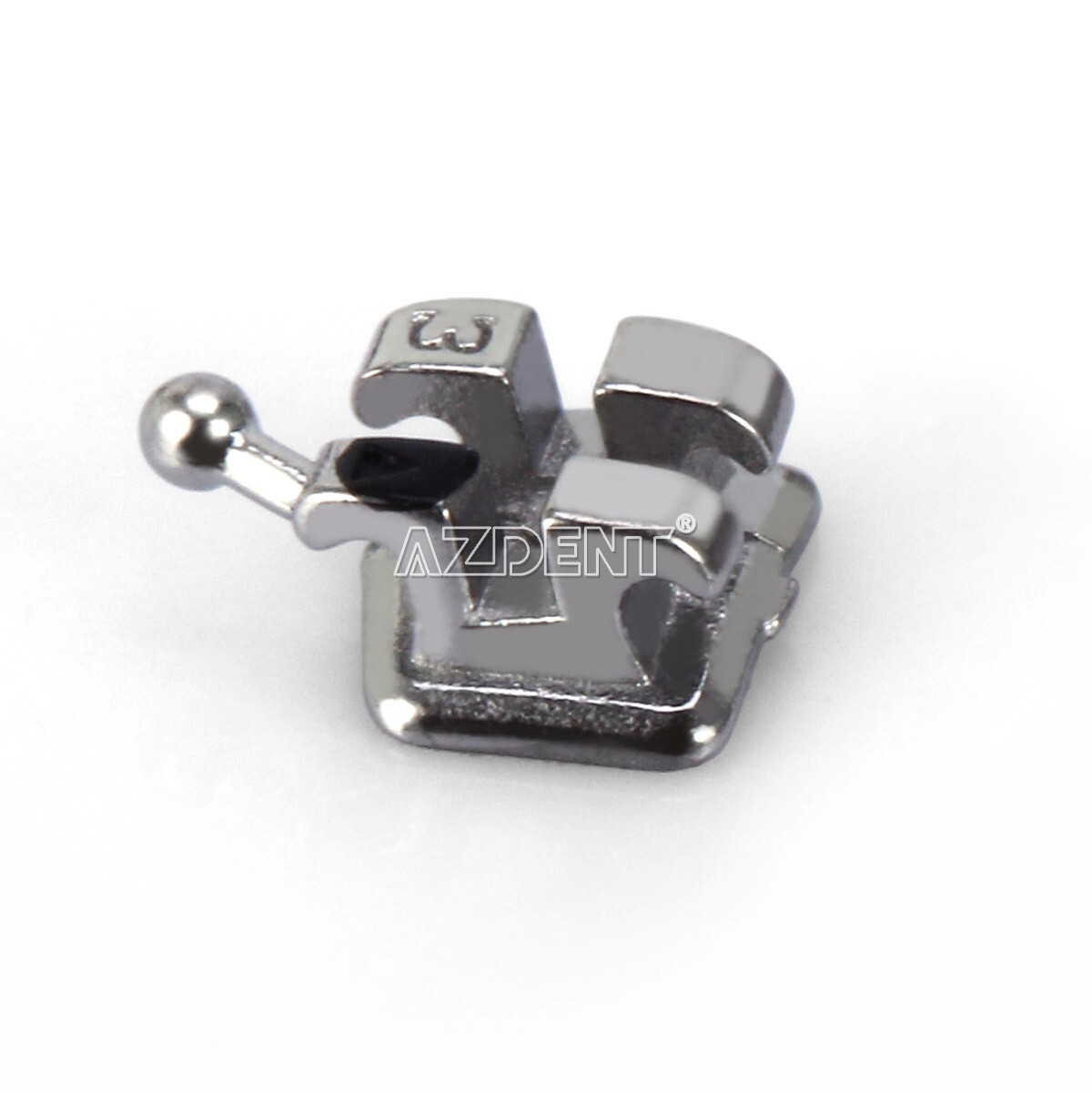 10 Brackets Ortodoncia AZDENT Monobloque Mini Roth .022 con Gancho 3-4-5, Pack