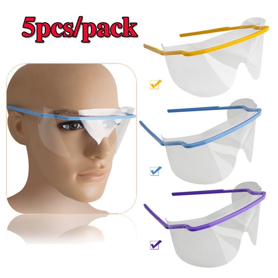 Dental Surgical Disposable Safety Eyeware Plastic Eye Shield Goggles Frames
