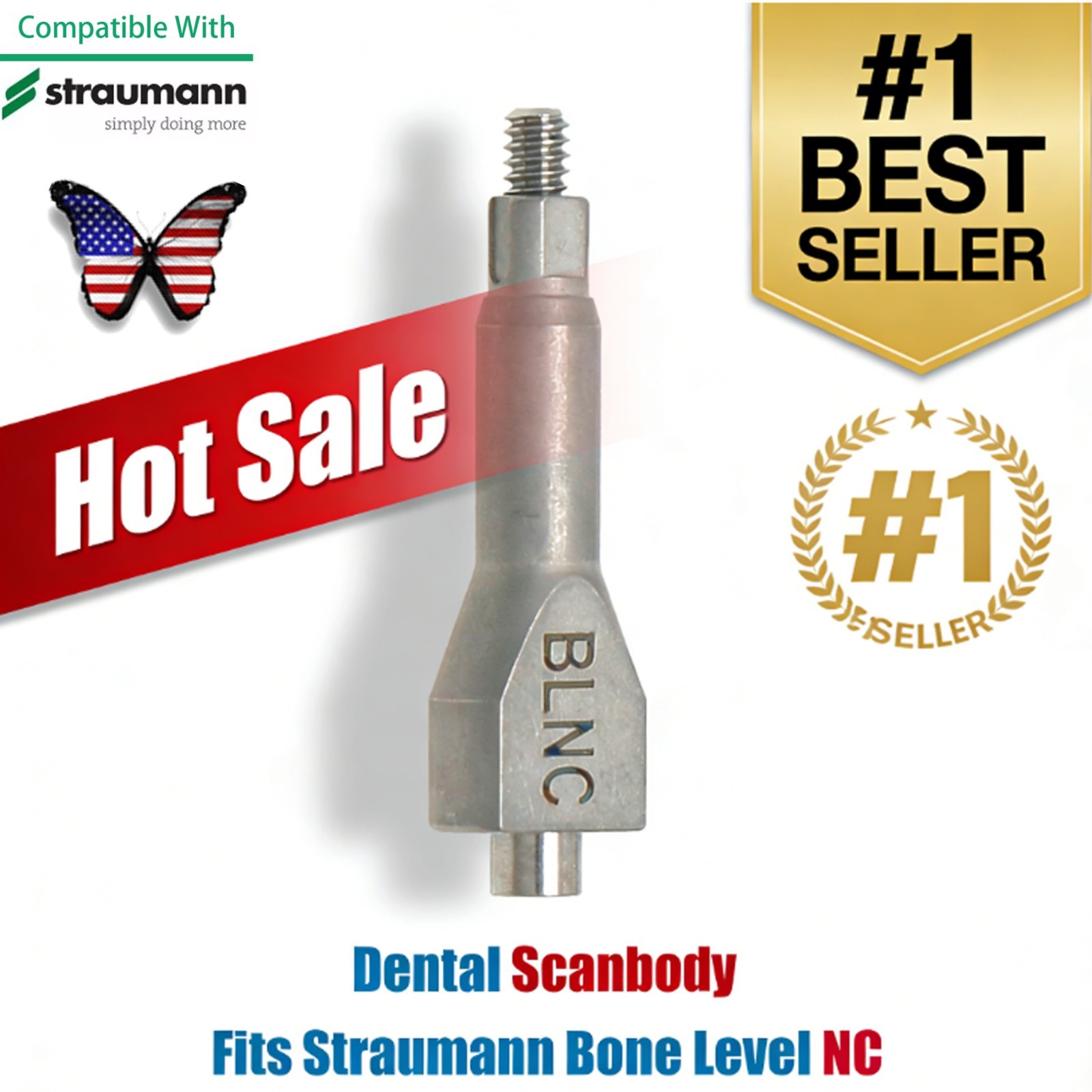 Bone Level Straumann ITI Impression Coping Transfer Analog Open/Close Tray RC NC