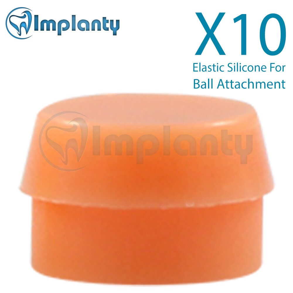X10 Elastic Silicone For Ball Attachment Abut ment Dental Im plant Ø2.5mm