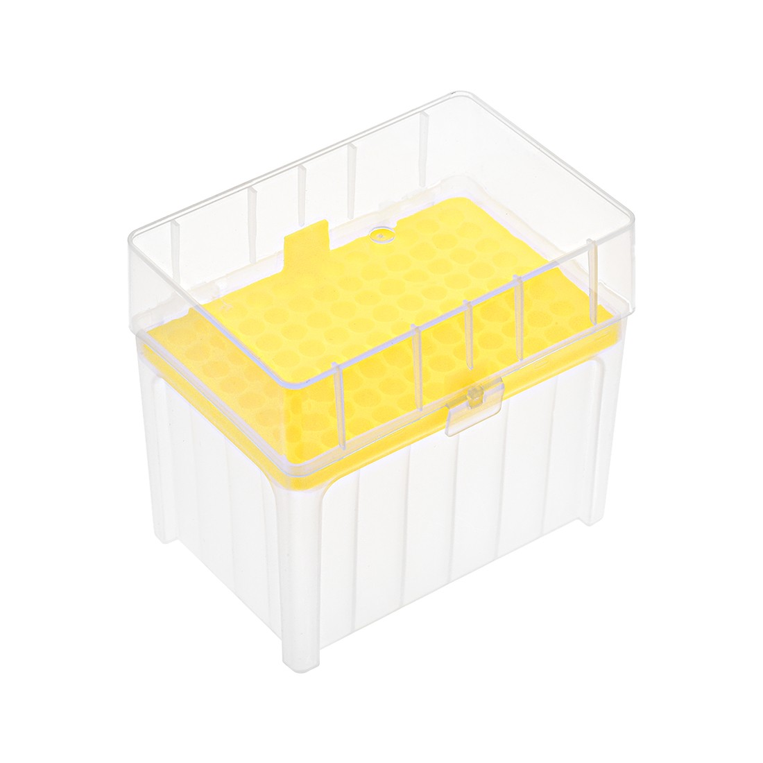Pipette Tips Box 1ml/1000ul 96-Well Tip Holder Polypropylene 7.5mm Hole Diameter