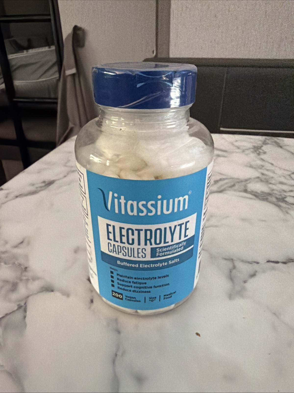 Vitassium Electrolyte Capsules, Electrolytes for The 200 Count (Pack of 1)