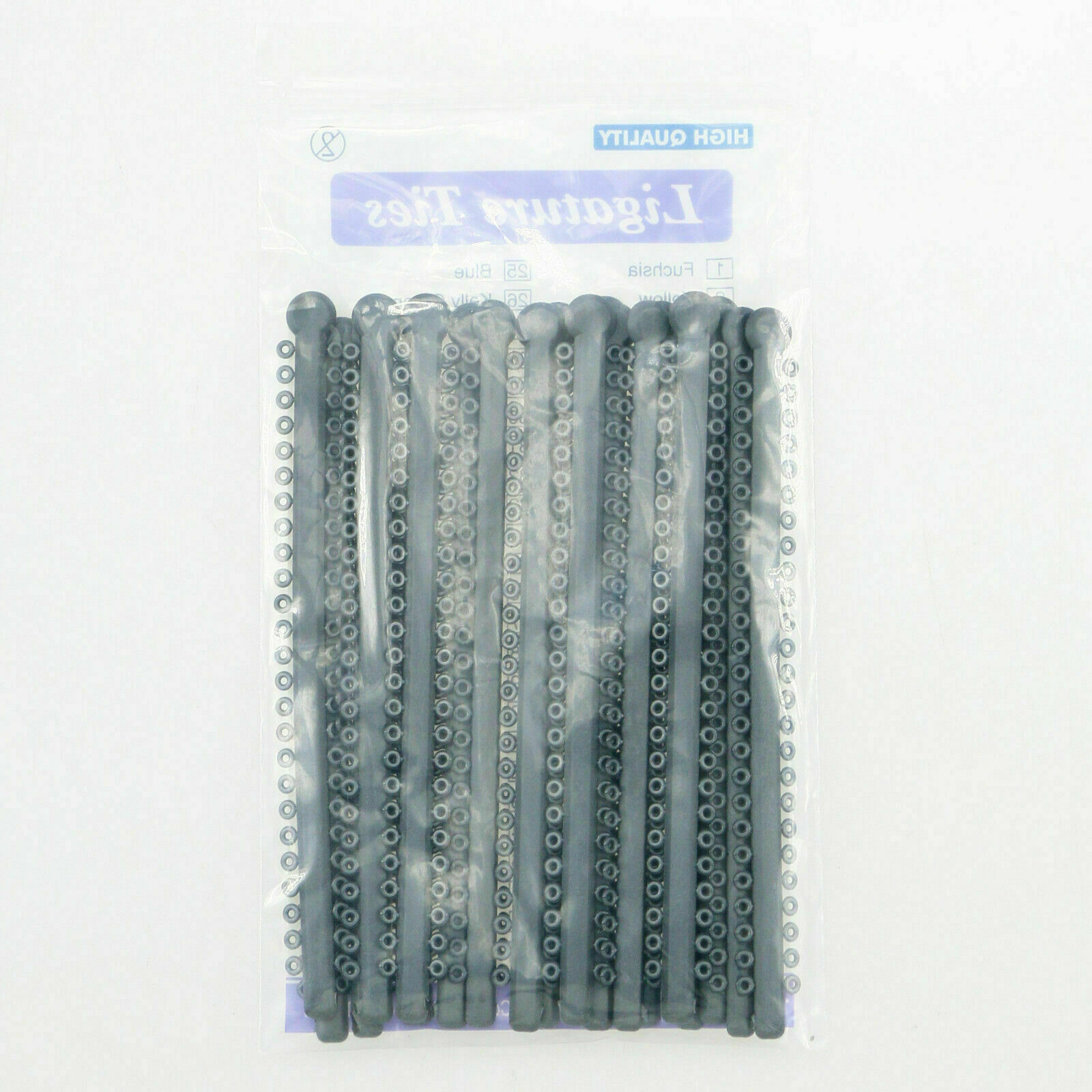 Dental Ortho Elastomeric Ligature Ties Elastic Rubber Bands Braces Light Force