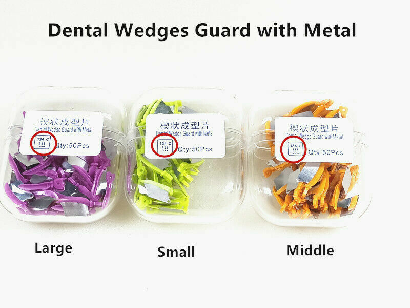 1-20Box Dental Fender Interproximal Diastema Wedges Tooth Prep Guard Wedge 134℃