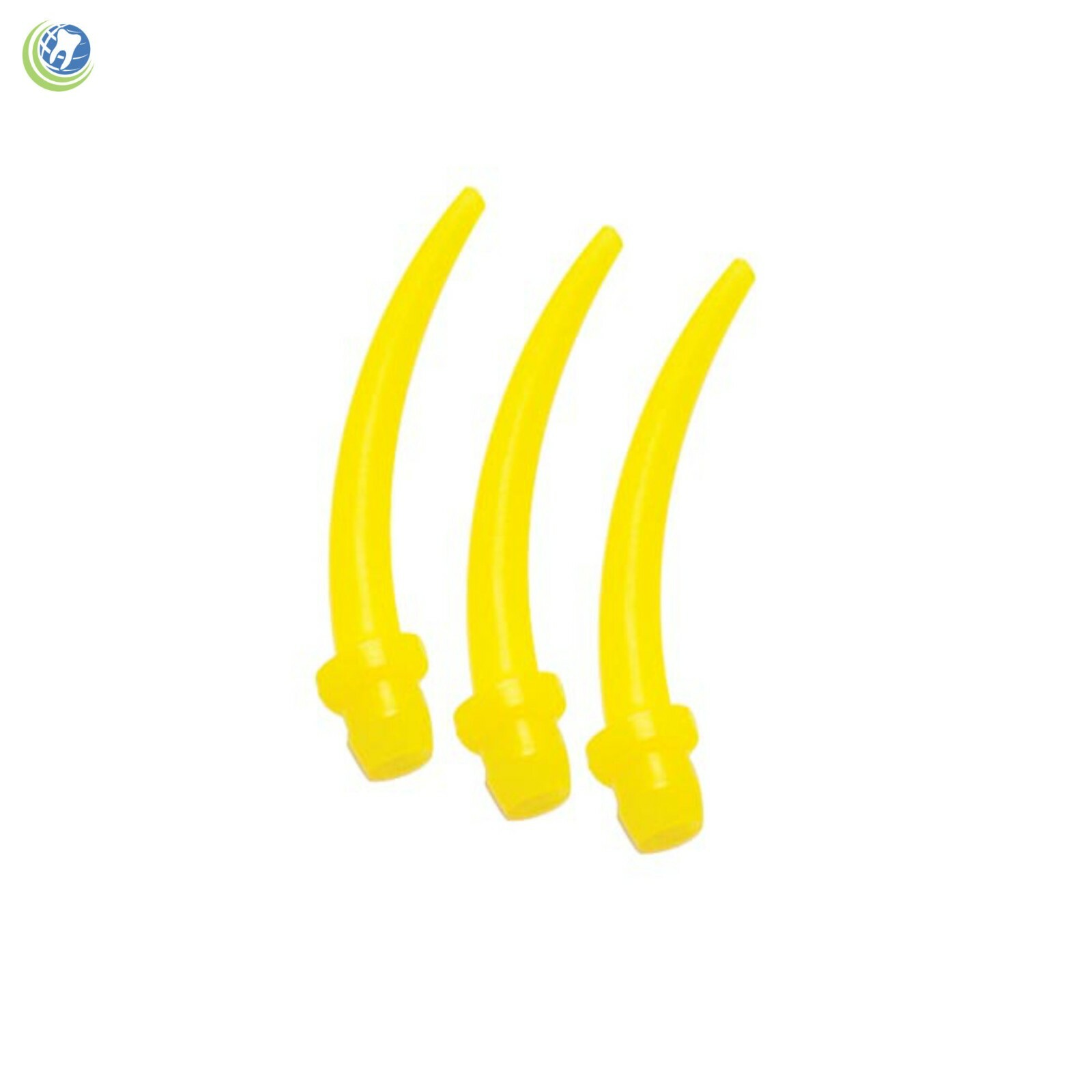 Dental Intra Oral Impression Dispensing Tips for Build-Up Material 100/bx Yellow