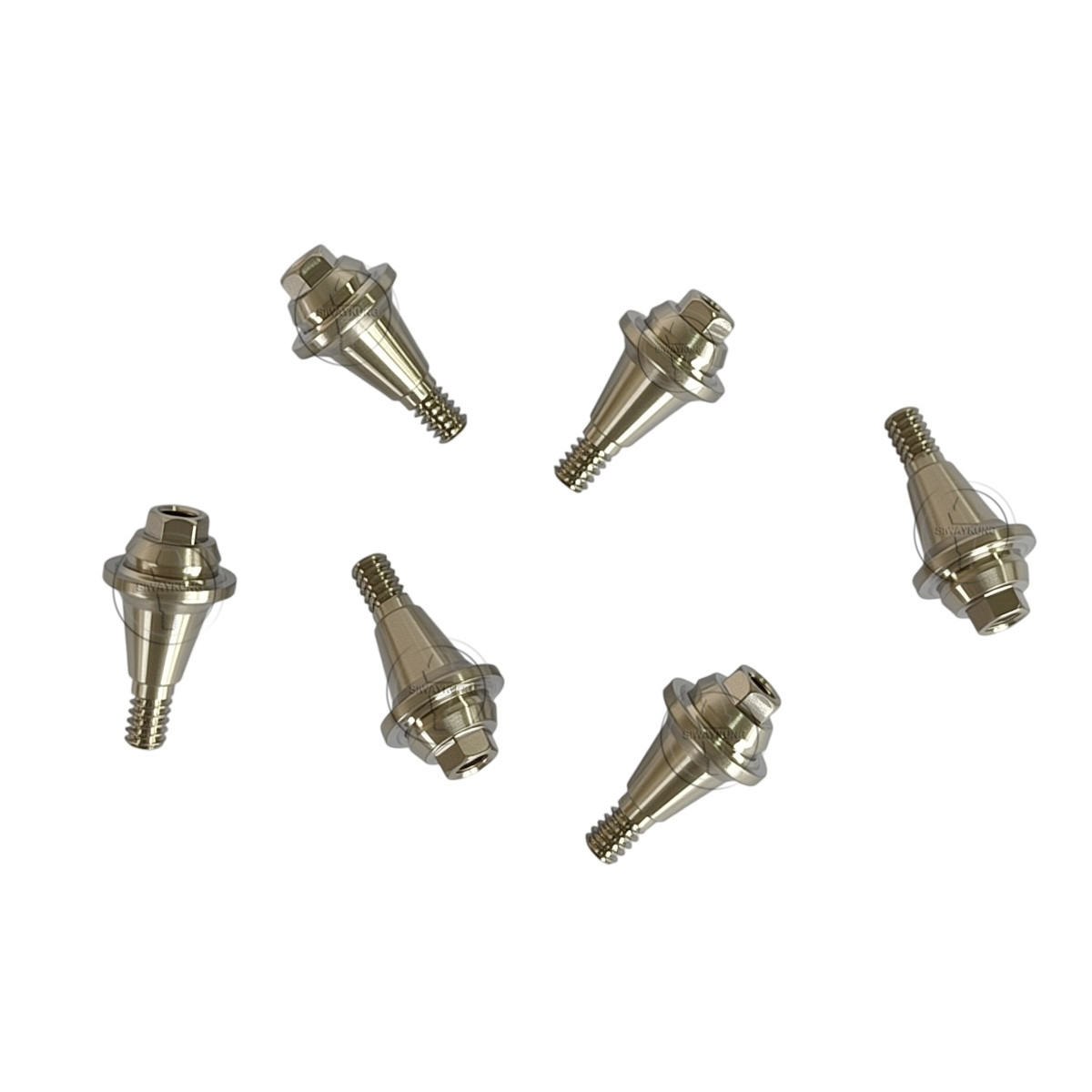5 pcs Multi unit straight abutment fits to Nobel biocare platform NP/RP D4.8