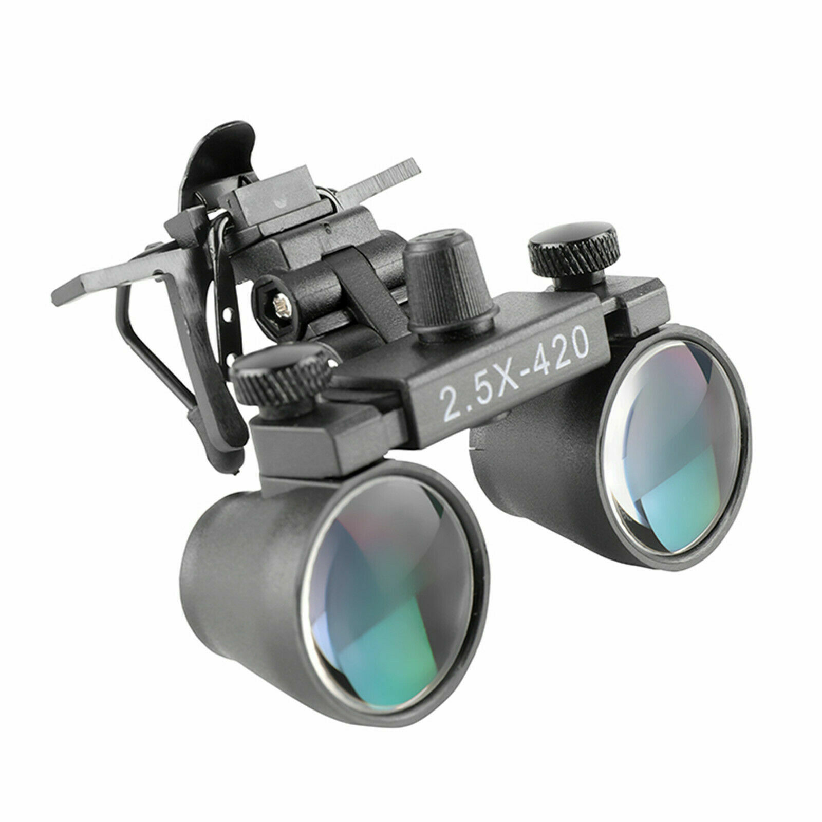 Dental Binocular Loupes Magnifier Surgical Magnifiers 2.5X420MM DY-101 Black USA