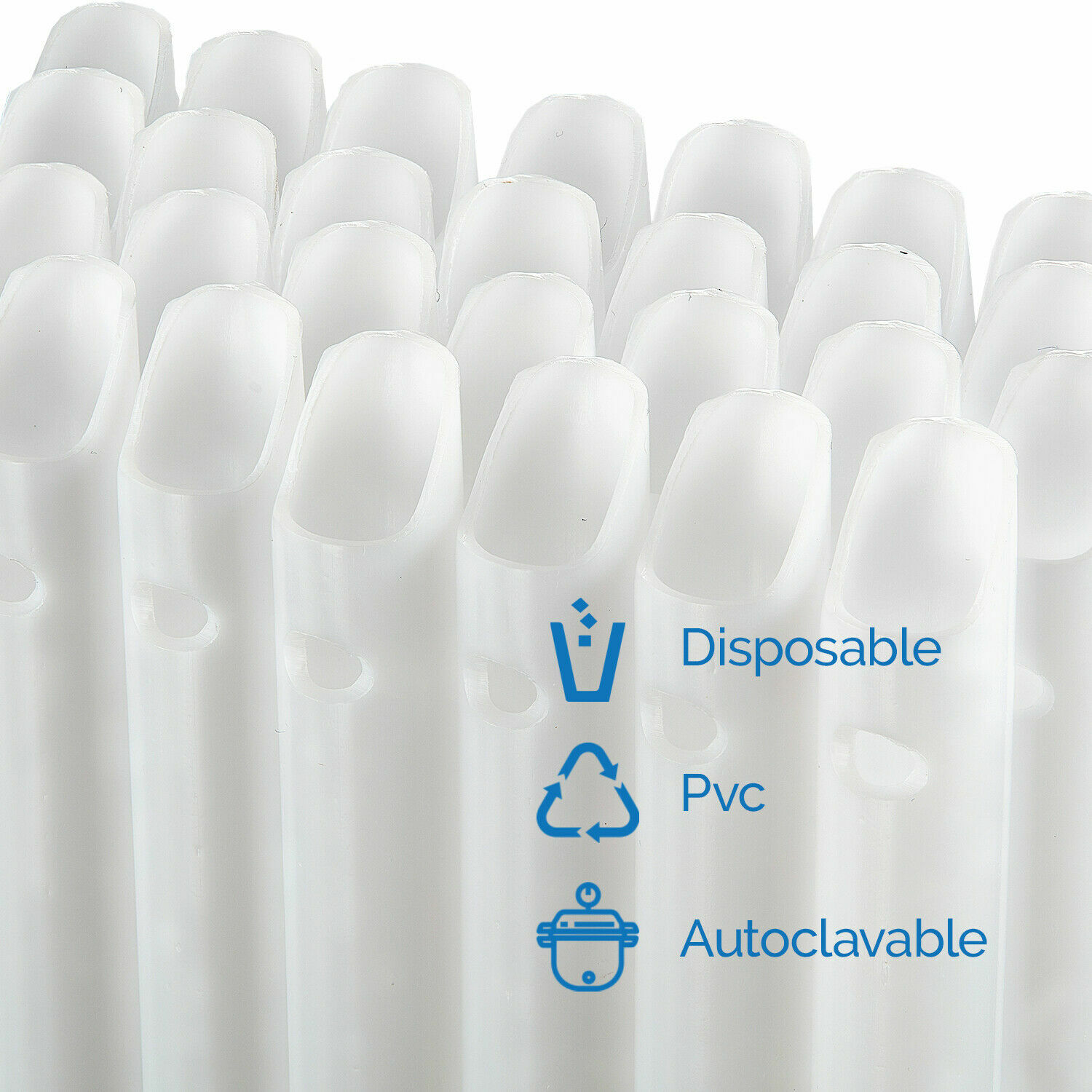 2000/20Bags JMU Dental HVE Tips High-Volume Evacuation Suction Tips Vented 1/8″