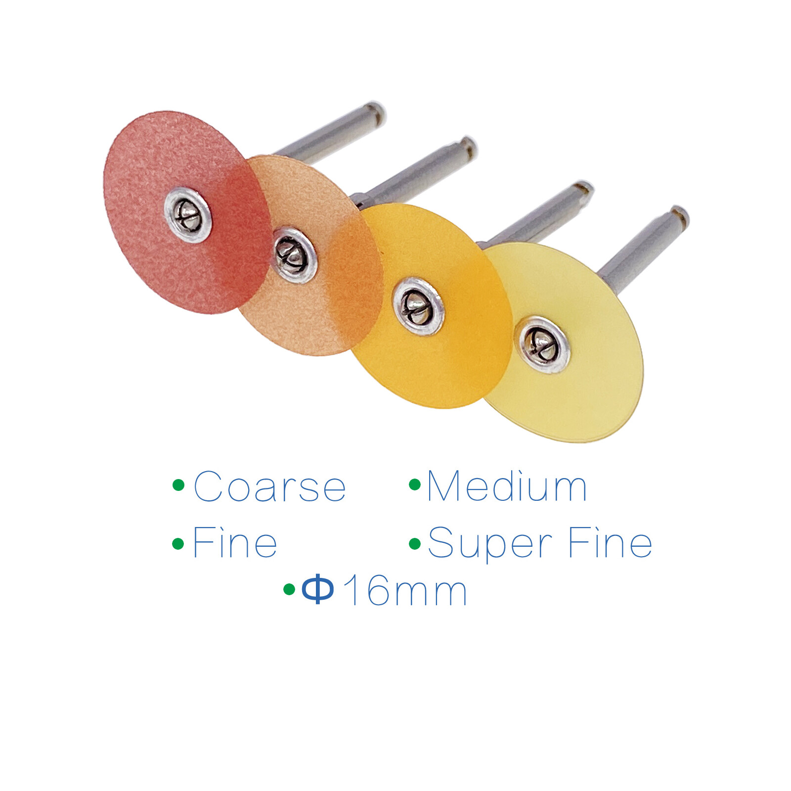 Dental Sof-Lex Soflex Contouring & Polishing All Sizes Pop-On Discs 0.63″ 16mm