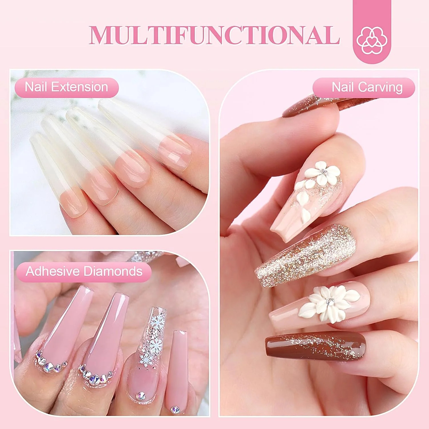 SAVILAND Acrylic Nail Kit Starter Set: Acrylic Nail Kit for Beginners with Every