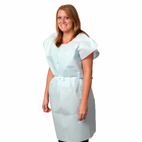 *50-Piece* Pro Advantage Blue Exam Gowns Tissue/Poly/Tissue 30″ X 42″ P750033