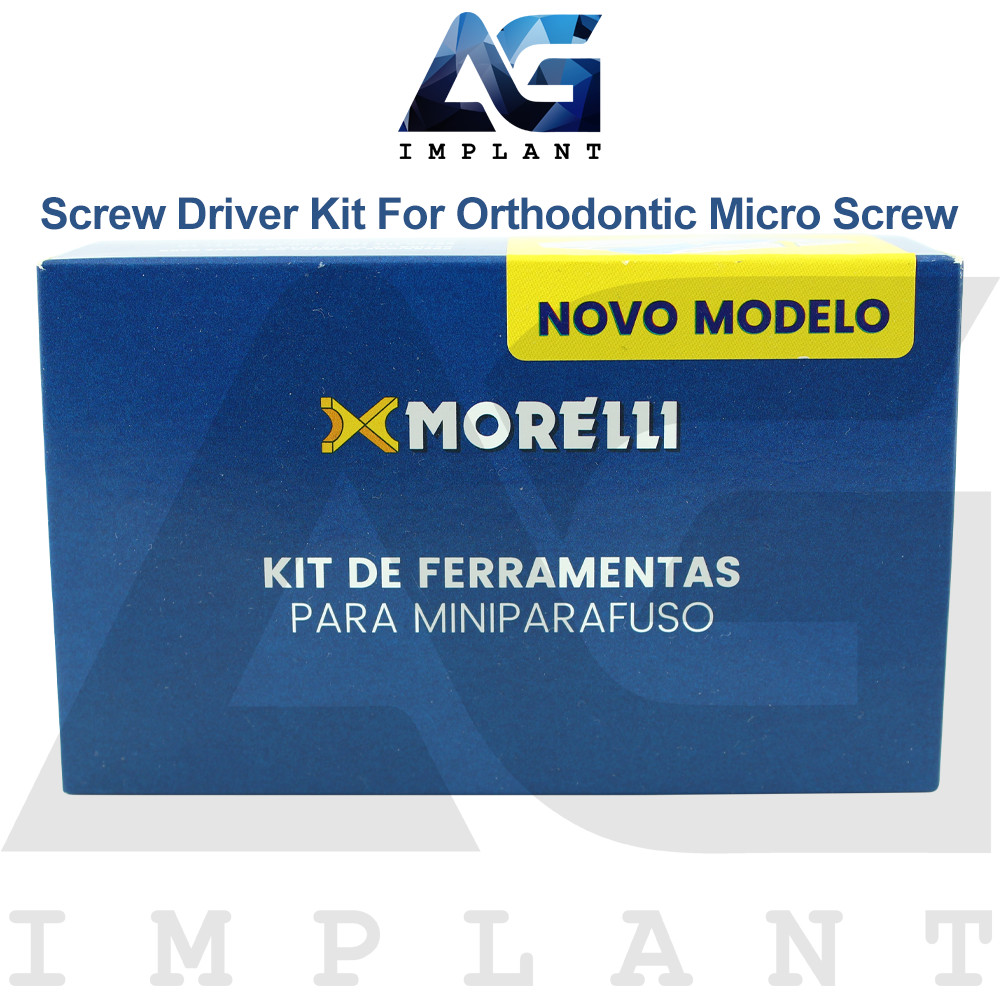 Self Drilling Orthodontic Bracket Head Micro Screw Driver Kit Dental Fixation
