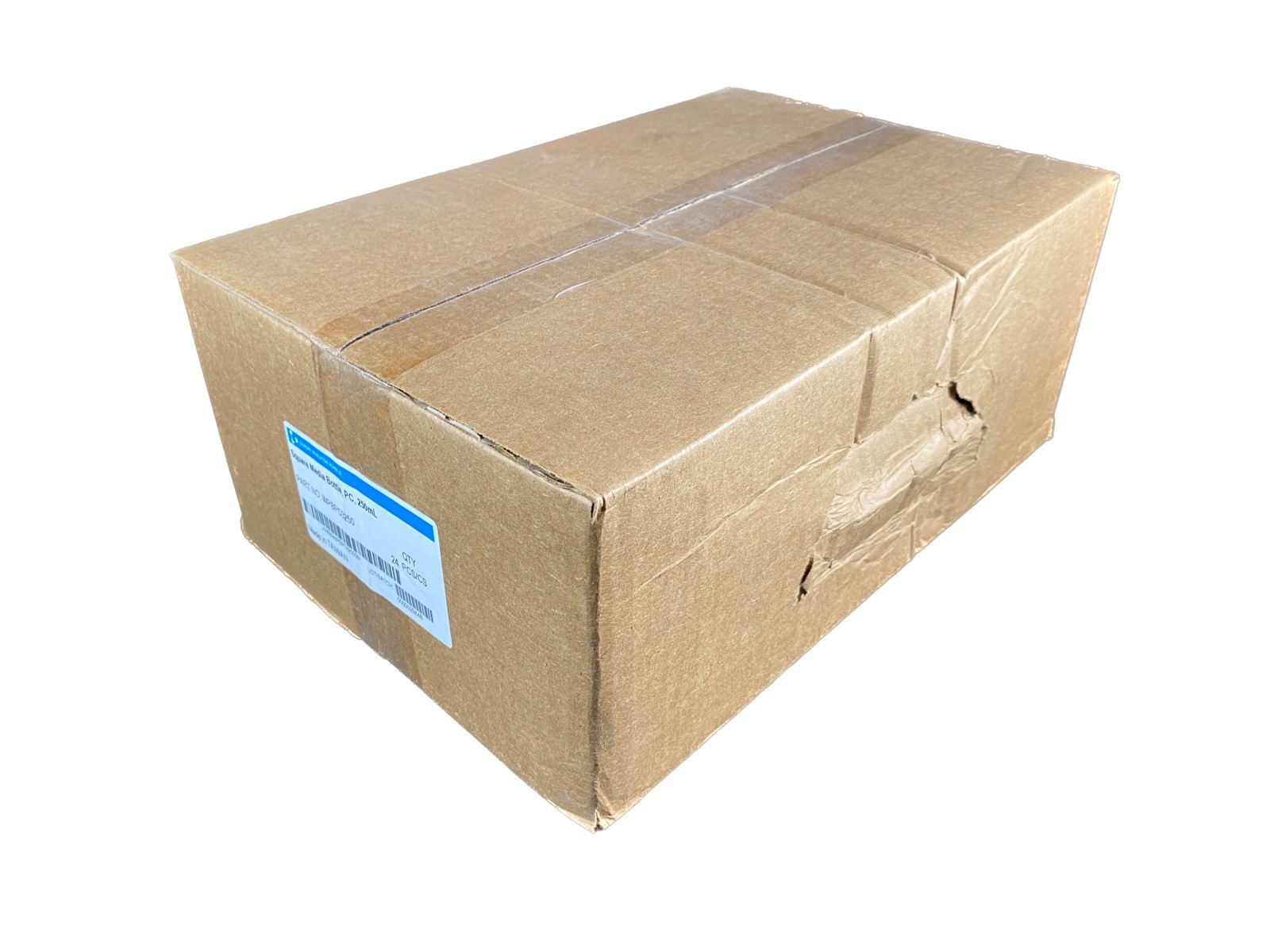WHEATON DWK 250mL Polycarbonate PC Square Media Bottle WPBPC0250 (24/Case)