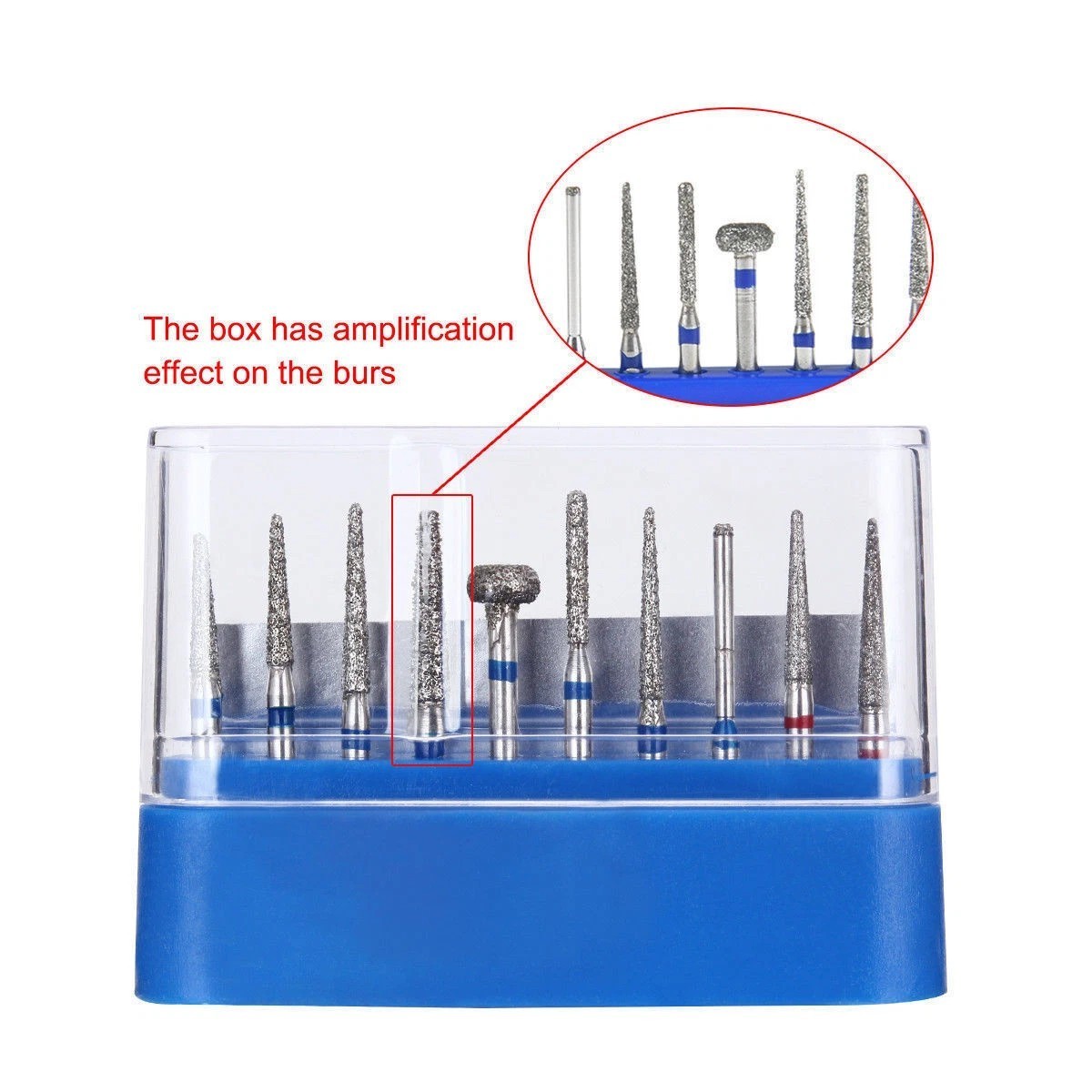 Dental Composite Crown/Bridge Preparation Anterior Diamond Bur Kit FG101/102/108