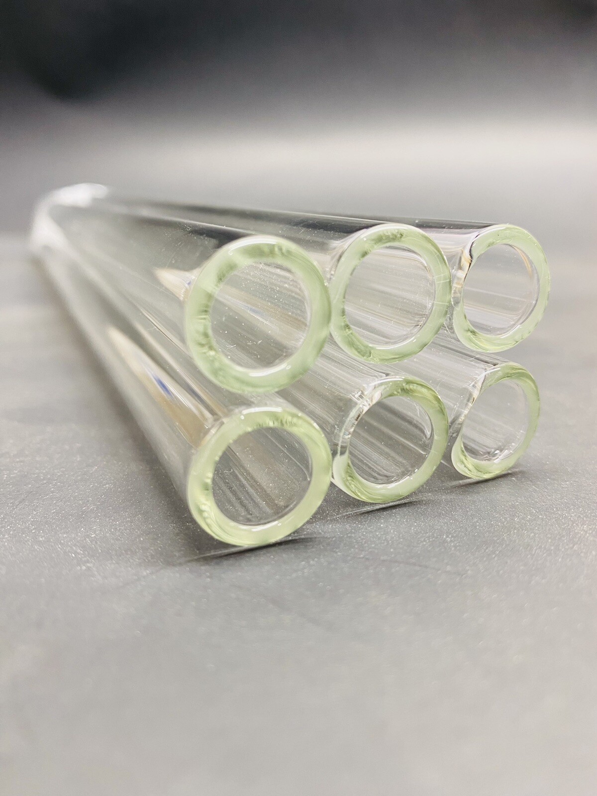 16 mm 10” L ong OD 10 mm ID 2.7 mm wall, Clear Glass Tubing a set of 6 pieces