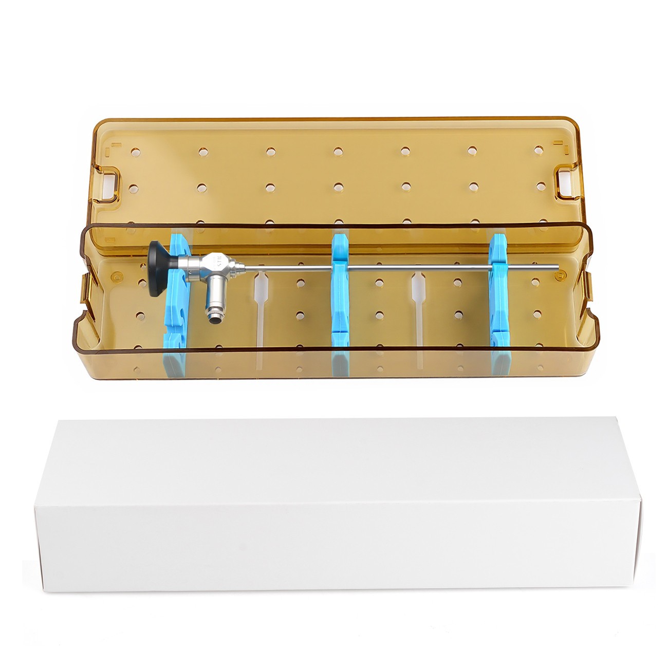 PPSU Endoscope Instruments Sterilization Tray Autoclave Case Sterilization Box S