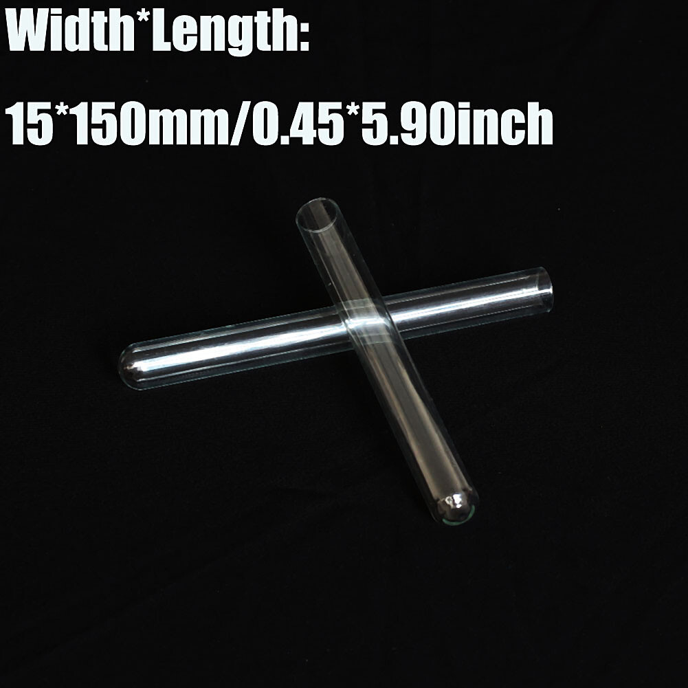 10/30/50/100Pcs 15x150mm Lab Chemistry Borosilicate Glass Test Tubes