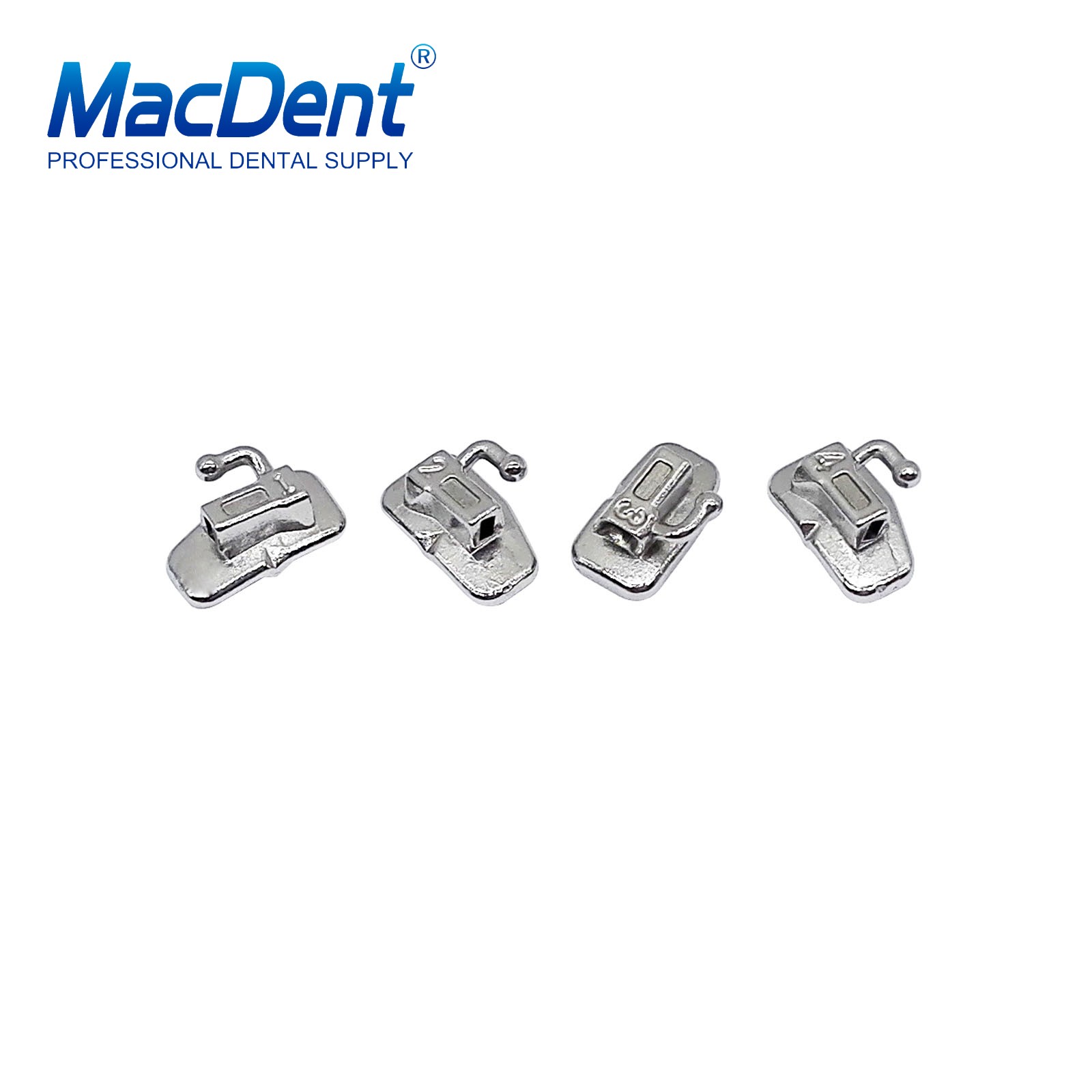 50Set Dental Orthodontic Buccal Tube 1st 2nd Molar Tube Roth MBT 022/018 MacDent
