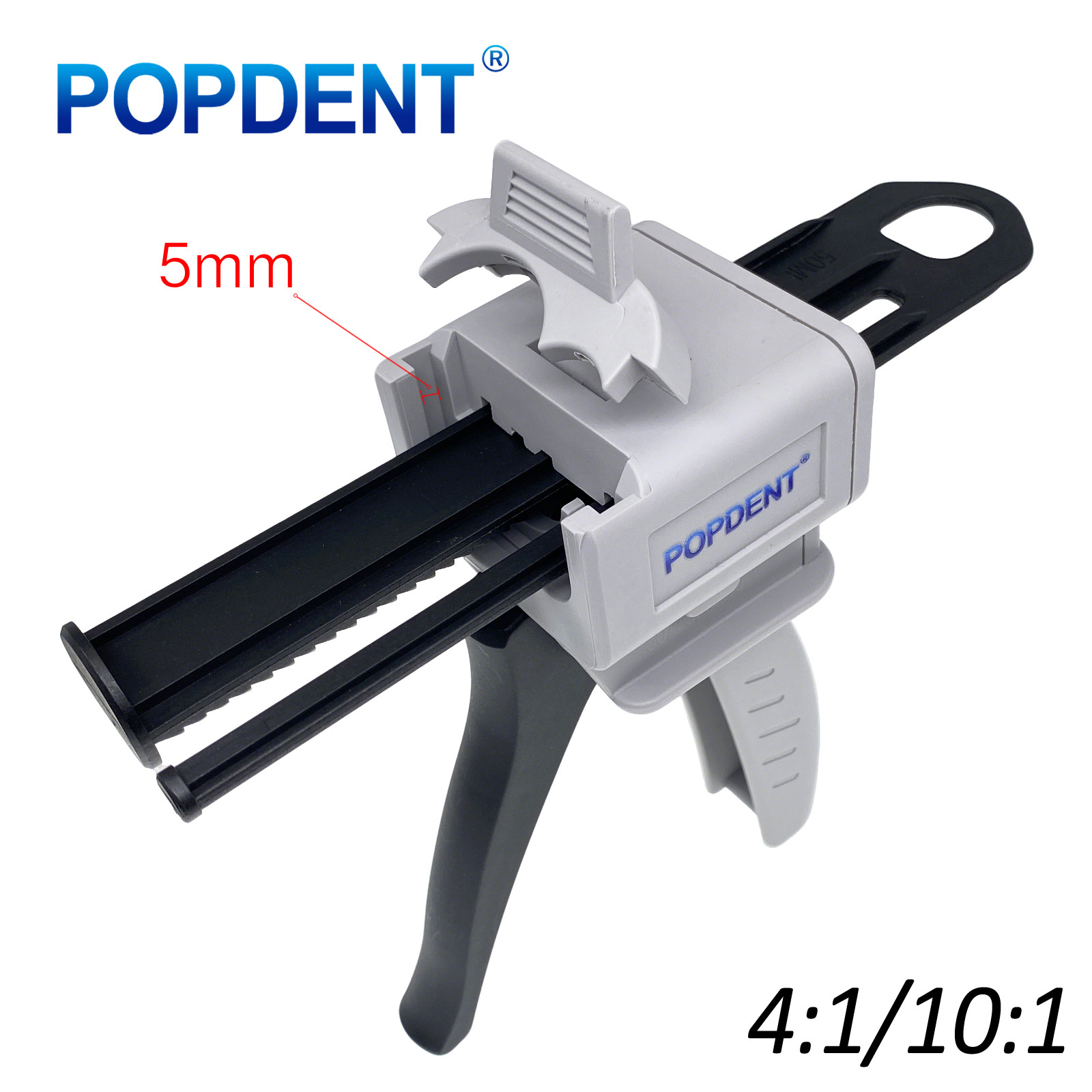 Dental Impression Mixing Dispensing Gun Kit Dispenser Gun 1:1/2:1 10:1/4:1 50ml