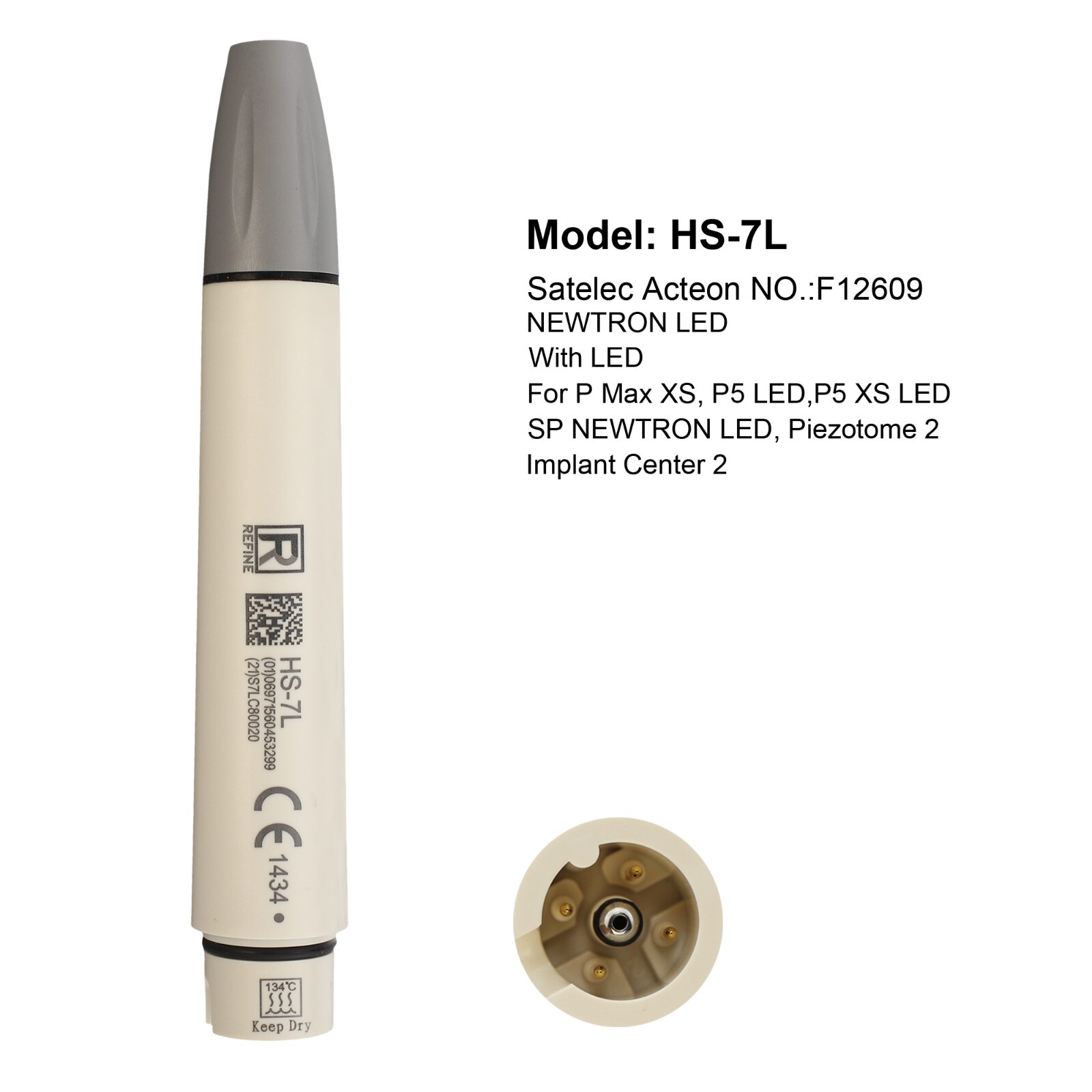 Dental Ultrasonic Scaler Handpiece HD-7L SATELEC ACTEON NEWTRON P5 XS LED HS-7L