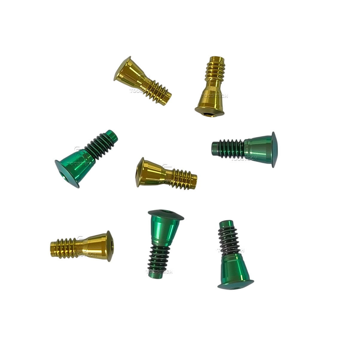 10Pcs Titanium cover screw compatible Hiossen Osstem TS Platform Regular Mini