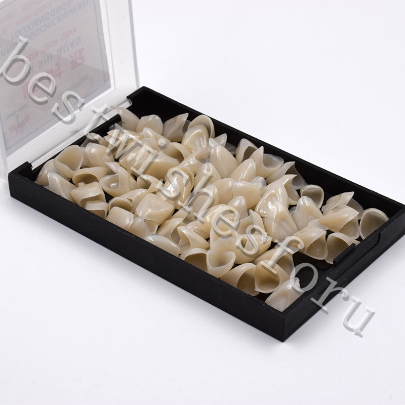 Dental Front Temporary Crown Material Polycarbonate Cap Anterior Teeth 55 pc/box