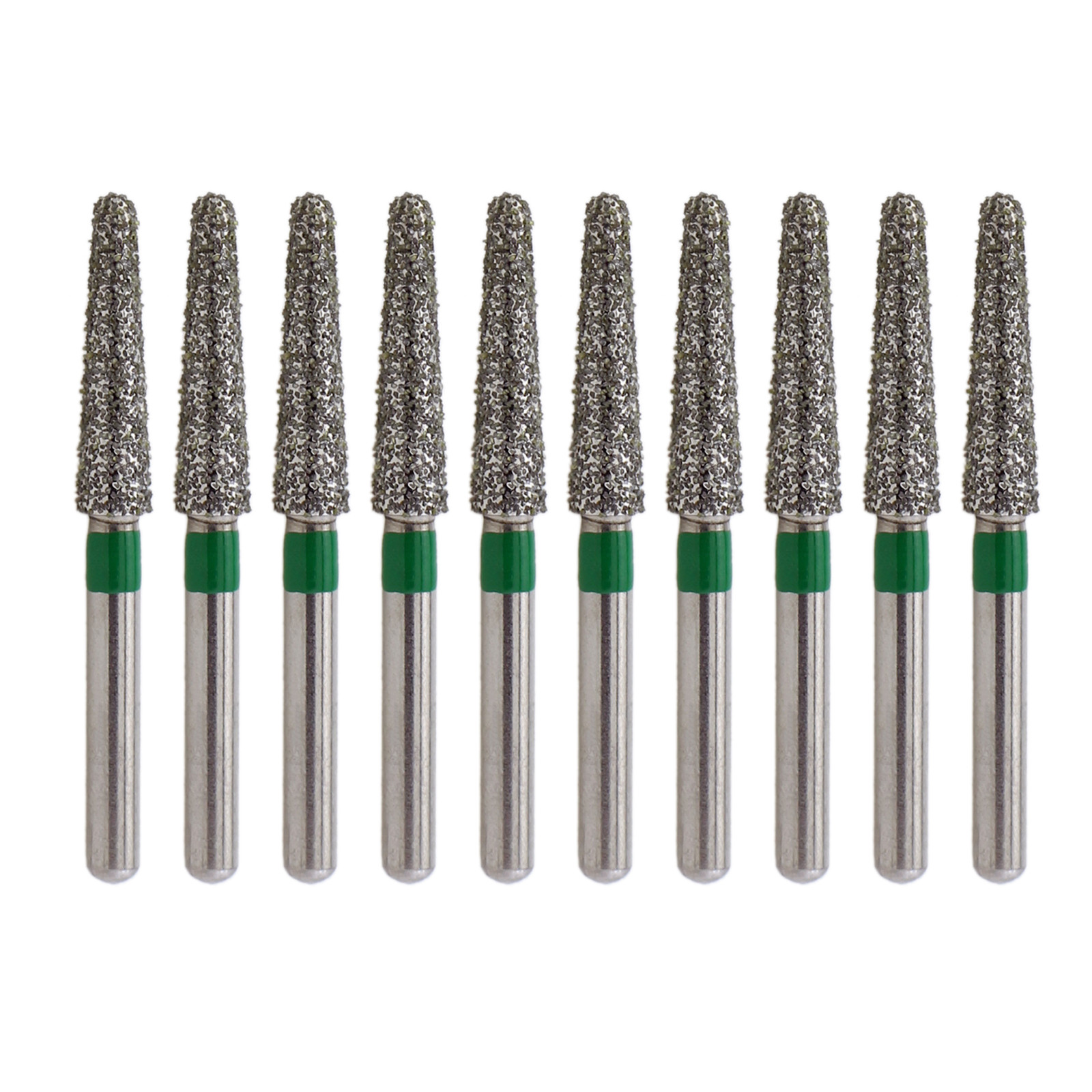 Dental Diamond Burs 856-025C Taper Round End Coarse FG High Speed Burr