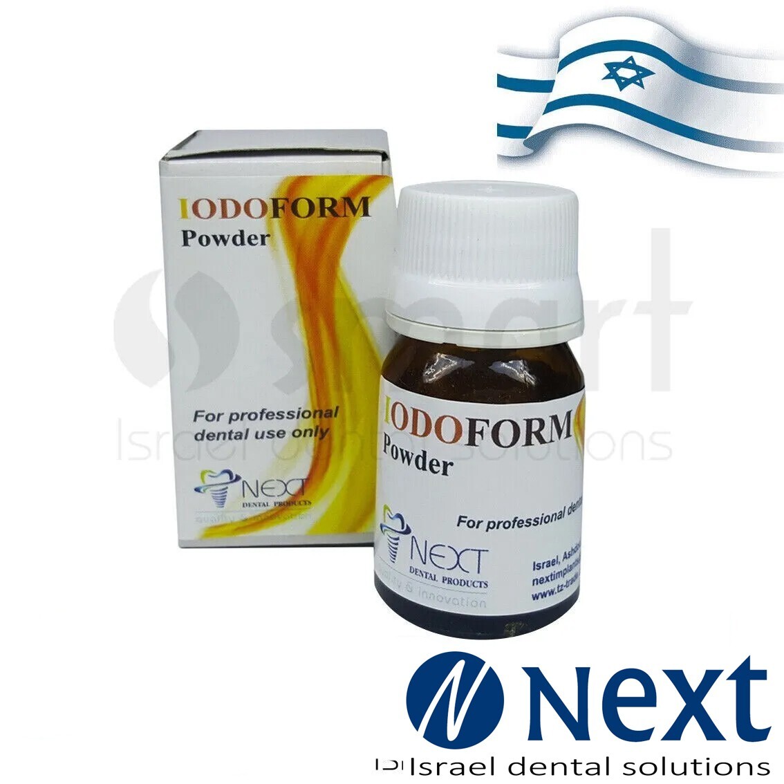 Dental IODOFORM 15 gr powder root canal endodontics Next Israel