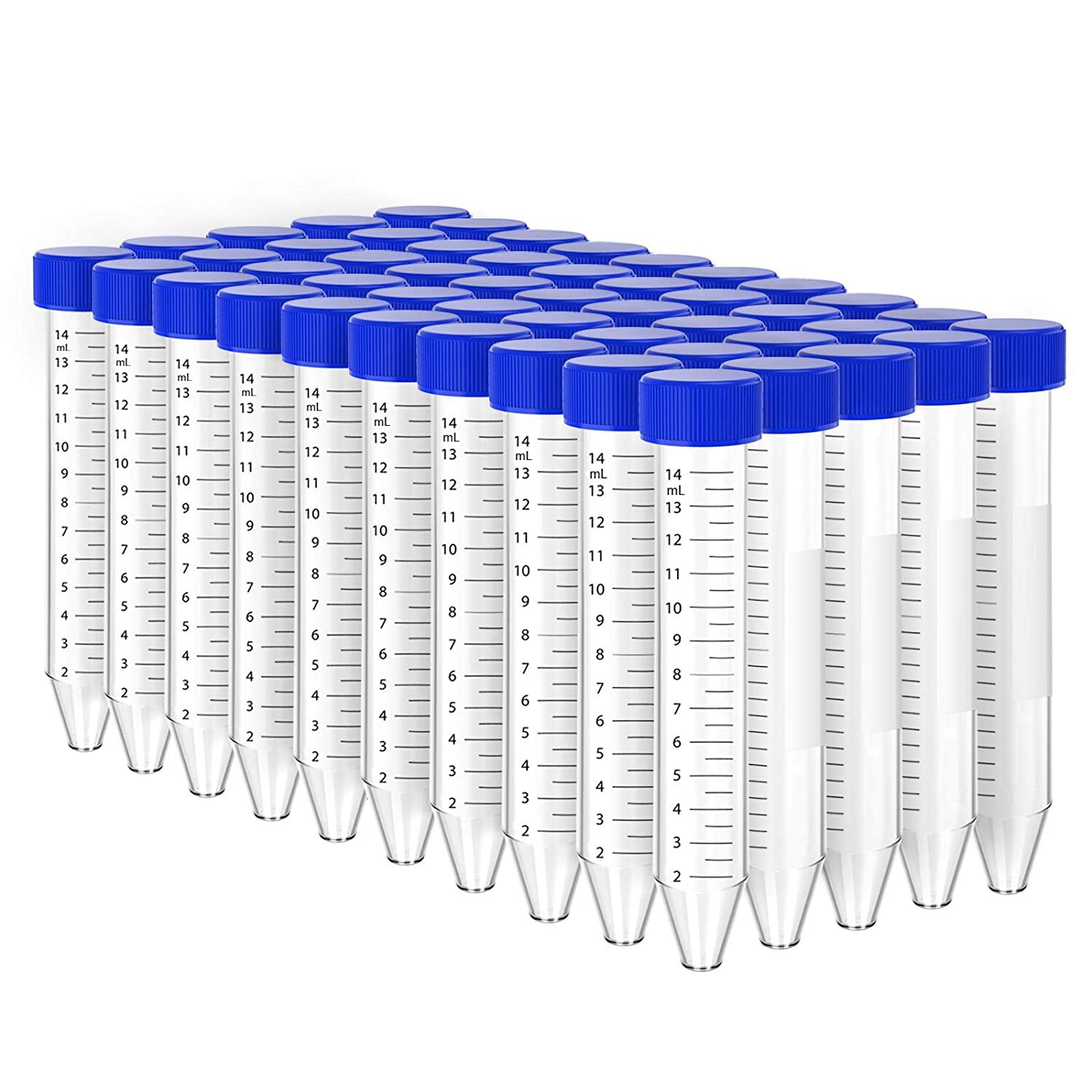 5000pcs 15mL EO Sterile Conical Centrifuge Tubes Plastic Screw Caps Mark Area US